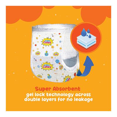 Super Cute's Wonder Pullups Diaper - (S) (4 - 7 kg) 40's - Diapers & Wipes