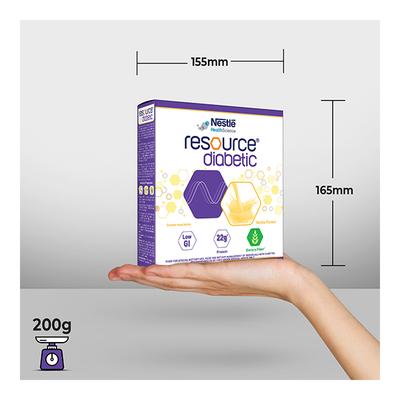 Nestle Resource Diabetic Powder - Vanilla Flavour 200 gm (Refill Pack) - General Health