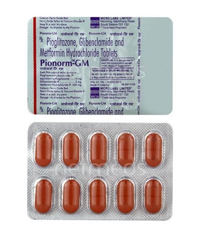 Pionorm GM Tablet 10'S - Diabetes-Ant