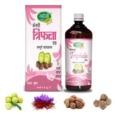 Swadeshi Ayurved Kesari Triphala Ras Juice 500 ml - Ayurvedic Juices