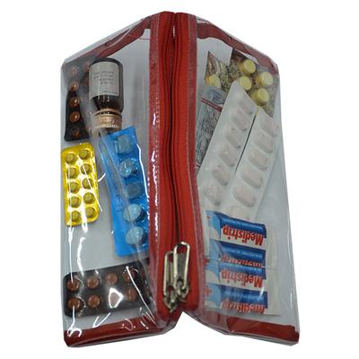 Medi Karma Transparent Medicine Pouch (Pack of 25) (MP-100) - Surgical Consumable