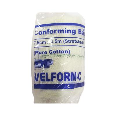 Velform - C Conforming Cotton Bandage (222075) (7.5 cm x 3.5 mtr) 1's - Bandages