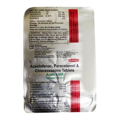 ACEFEX MR Tablet 10's - Pain relief-Nsa
