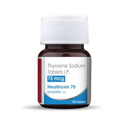 HEALTROXIN 75 Tablet 120's - Hypothyroidism