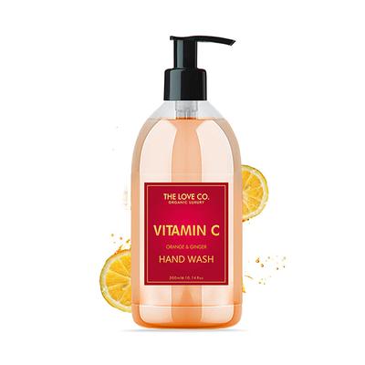 The Love Co. Vitamin C Hand Wash - Orange & Ginger 300 ml - Hand Wash & Soaps