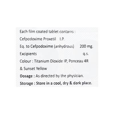 NEEPOD 200 Tablet 10's - Bacterial Infections-Cep