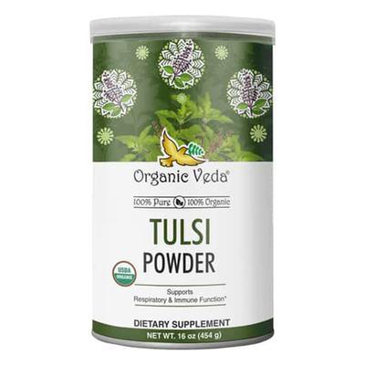 Organic Veda Tulsi Powder 454 gm - Pure Herbs