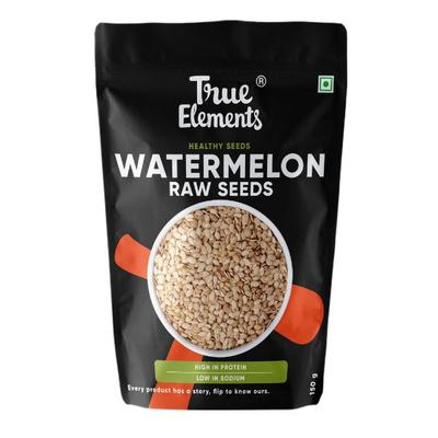 True Elements Raw Watermelon Seeds 150 gm - Nutritional Bars