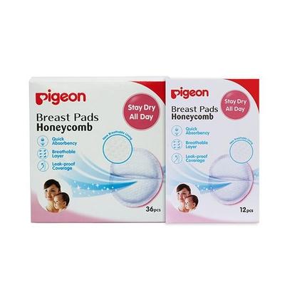 Pigeon Breast Pads Honeycomb Combo (12 Pcs + 36 Pcs) 48's - Breast Pads & Shields