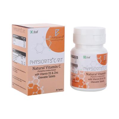 Physiovits C-VIT Natural Vitamin-C Tablet 30's - Vitamin C