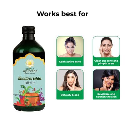 Kerala Ayurveda Khadirarishta Syrup 450 ml - Speciality Medicines