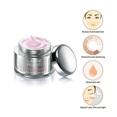 Lakme Absolute Perfect Radiance Skin Lightening/Brightening Night Creme 50 gm - Night Cream