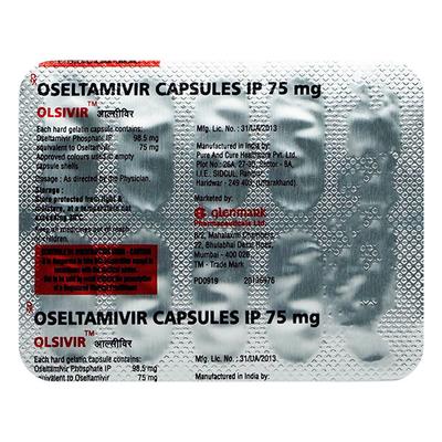OLSIVIR 75mg Capsule 10's - Viral infections-Ant