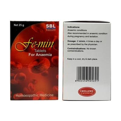 SBL Fe-Min Tablet 25 gm - Speciality Medicine