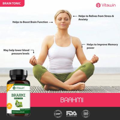 Vitawin Brahmi Capsule 60's - Herbal Dietary Supplement