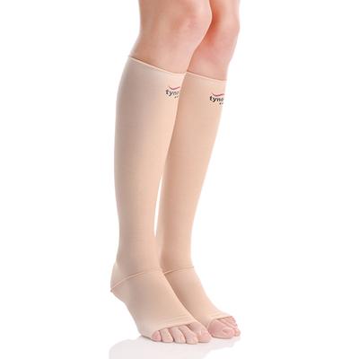 Tynor Compression Garment Leg Below Knee Open Toe - Wide (S) (I 80) - Knee/Leg Supports