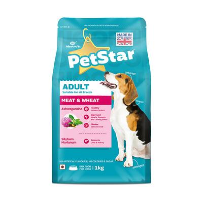 Petstar Adult Food - Meat  and Wheat 1 kg (Buy 1 Get 1) - Petfood
