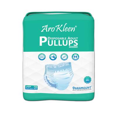 AroKleen Premium Pull Ups Disposable Adult Diaper (L) (75 cm - 140 cm) (Pack of 2 x 10's) 1's - Adult Diapers & Pads