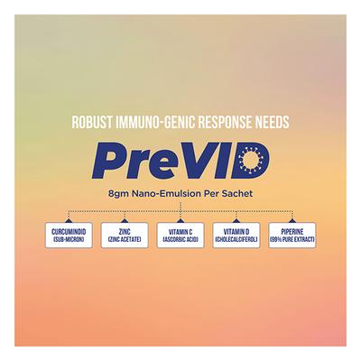 Previd Sugar Free Immunity Booster Shot - Assorted Flavour (Pack of 30 x 8 gm) - Multi-Vitamins