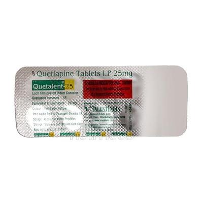 Quetalent 25mg Tablet 10'S - Schizophrenia-Aps