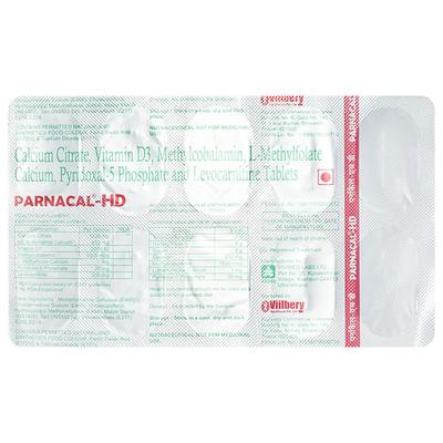 PARNACAL HD Tablet 10's - Supplements-Cal