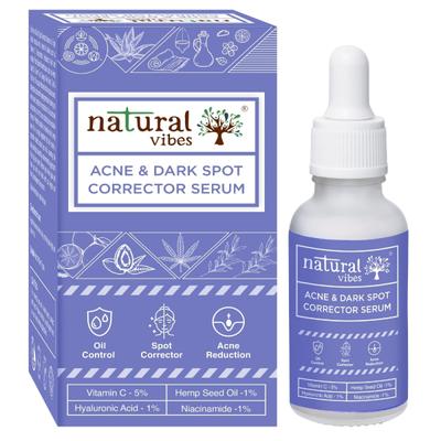 Natural Vibes Acne & Dark Spot Corrector Serum 30 ml - Face Serum