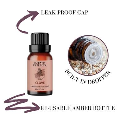 Essentia Extracts Pure Essential Oil - Clove 15 ml - Essential Oils