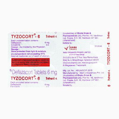 TYZOCORT 6 Tablet 10's - Auto Immune Disease-Imm