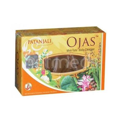 PATANJALI OJAS MINT TULSI SOAP 75GM - Soaps