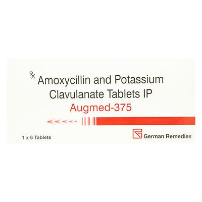 AUGMED 375mg Tablet 6's - Bacterial Infections-Pen