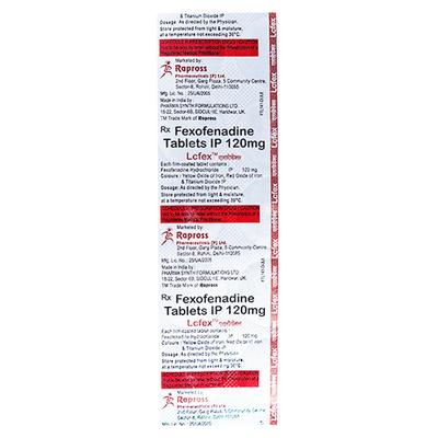 LCFEX 120MG TABLET 10'S - Allergies-Ant