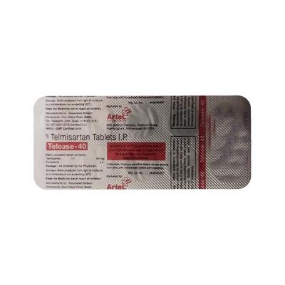 TELEASE 40 Tablet 10's - Hypertension-Ang