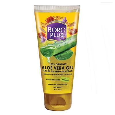 Boro Plus Body Gel - Aloe Vera with Haldi, Chandan & Kesar 150 ml - Personal Care (Ayush)