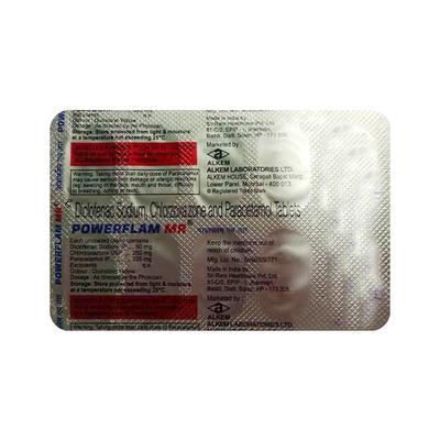 Powerflam MR Tablet 10'S - Muscle Cramps/Spasticity-Mus