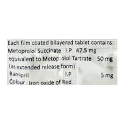 METOPIL R 50/5 Tablet 10's - Hypertension-Bet