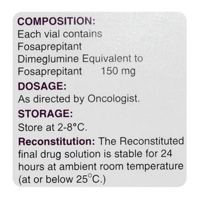 Aprecap 150mg Injection 1'S - Cancer Oncology-Sup