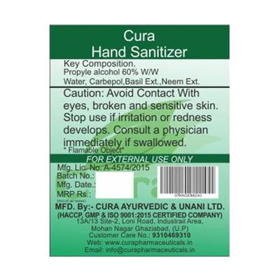 Cura Hand Sanitizer 50 ml - Hand Sanitizer