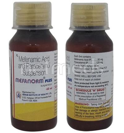 Mefanorm Plus Suspension 60ml - Pain relief-Nsa