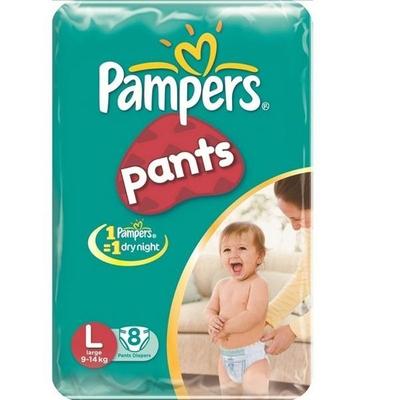 Pampers Pants (L) 8's - Diapers & Wipes