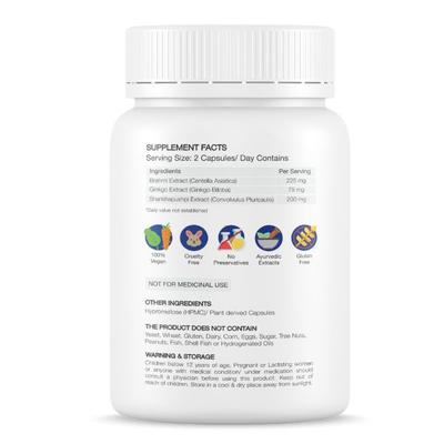 Foresta Organics Brain Health Vegan Capsule 60's - Speciality Medicines