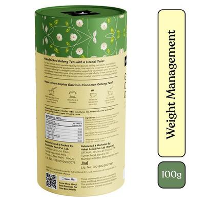 Kapiva Garcinia Cinnamon Oolong Tea Powder 100 gm - Speciality Medicines