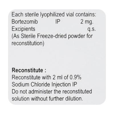 BORTEZOM 2mg Injection 1's - Cancer Oncology-Tar