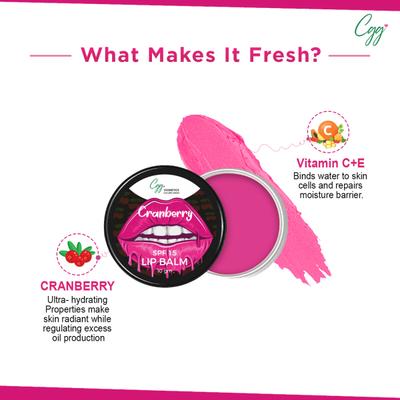 CGG Cosmetics Lip Balm SPF 15 - Cranberry 10 gm - Lip Balms