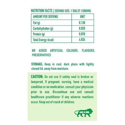 Dr. Morepen Wheat Grass Superfood 60's - Nutritional Bars