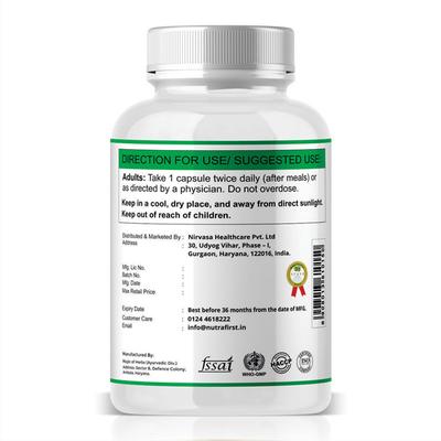 Nutrafirst Milk Thistle Extract Capsule 60's - Herbal Dietary Supplement