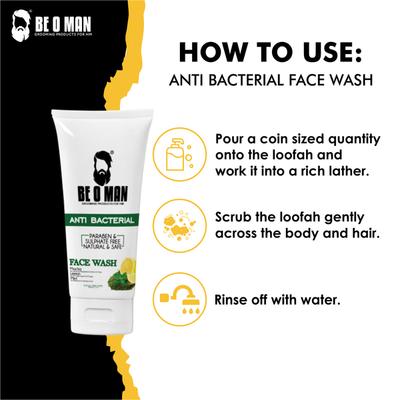 Beoman Beard Buddy Kit (Face Wash 50 ml + Bread Wash 100 ml + Beard Oil 30 ml + Beard Wax 50 gm) - Face Washes