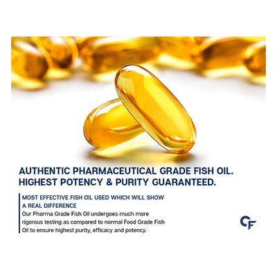 CF Omefish 1250 mg Fish Oil Softgel Capsule 60's - Omega Fish Oil Fatty Acids