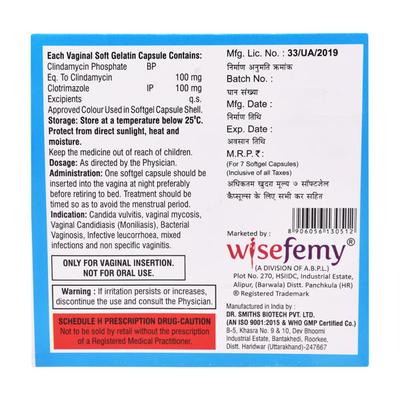 ALVI 100 Capsule 7's - Bacterial Infections-OAB