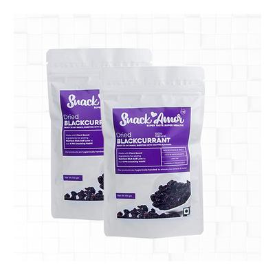 Snack Amor Dried Greek Blackcurrants 100 gm - Herbal Dietary Supplement