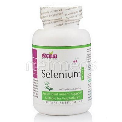 Zenith Nutrition Selenium 200 mcg Capsules 60's - Calcium And Minerals